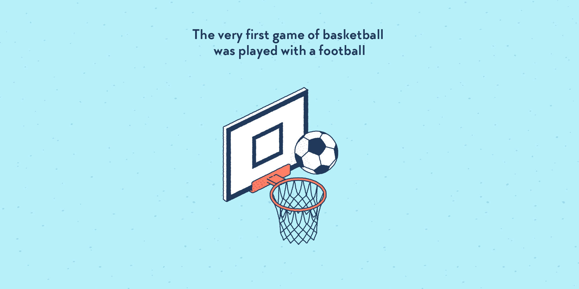 A basketball loop with a football ball.