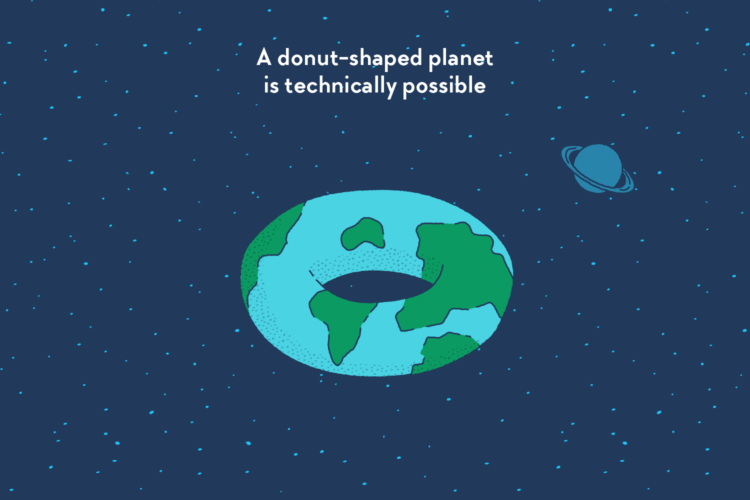 The Earth, except shaped like a doughnut.