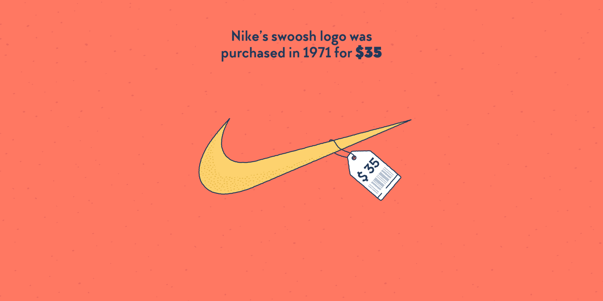 nike logo 1971