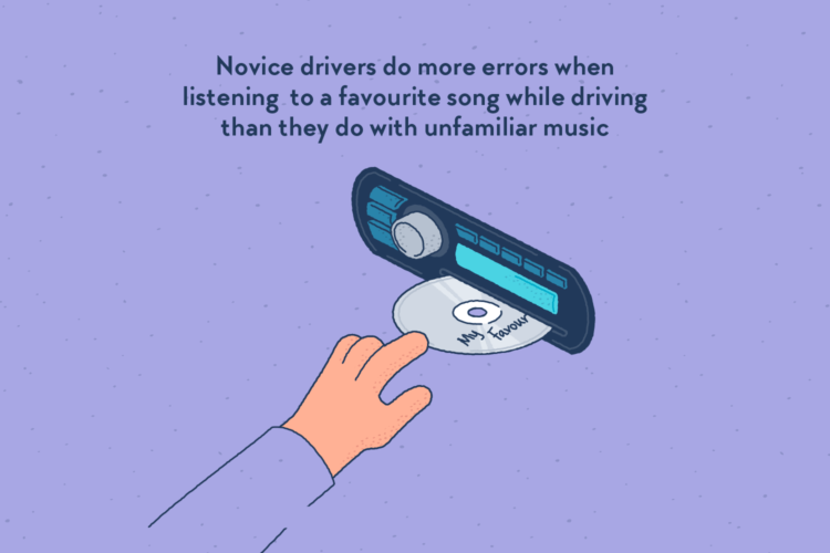 A hand inserting a CD in a car radio. Handwritten with a marker on the CD: “My Favourites”.